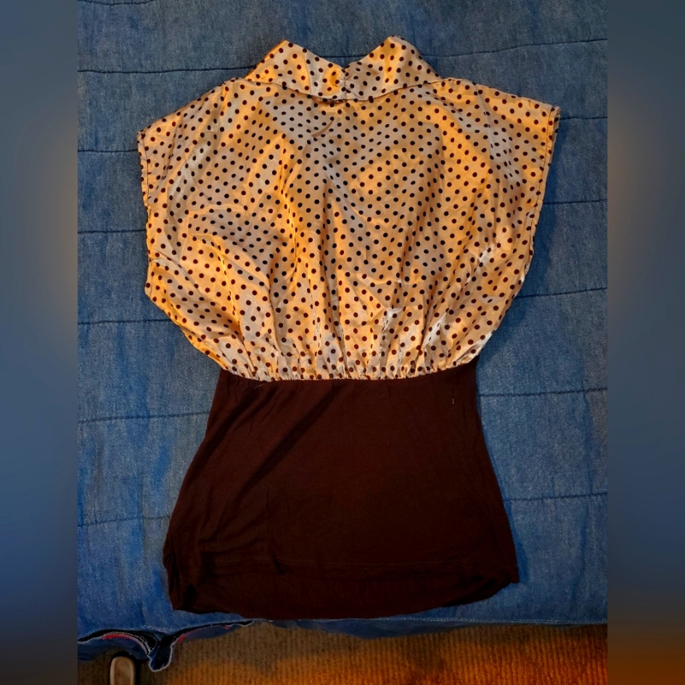 Polka Dot Women's Top